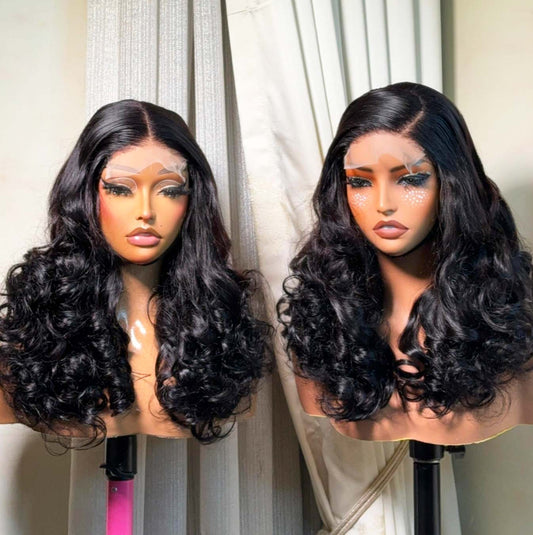 5 by 5 Bounce Wig Natural 26", 22", 20", 18" or 14"